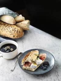 Portion_Chia ciabatta, Soft baguette Rustique